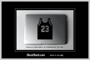 #23 Basketball Jersey Decal - Image 2