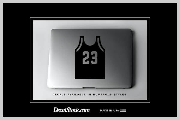#23 Basketball Jersey Decal - Image 2