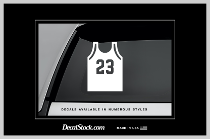 #23 Basketball Jersey Decal