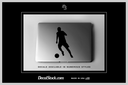 Kicking a Soccer Ball Decal - Image 2