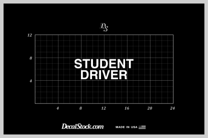 Student Driver Decal - Image 2