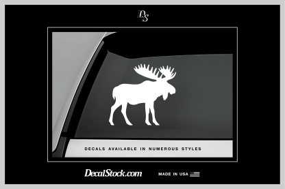 Moose Solid Decal