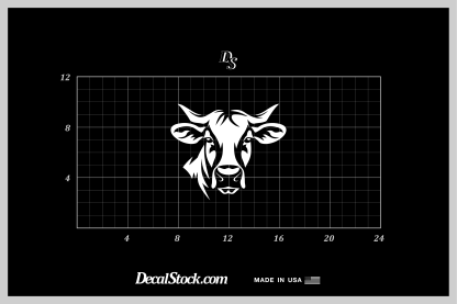 Bull Decal (Male Cow) - Image 5