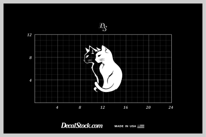 Two Cats Decal - Image 5