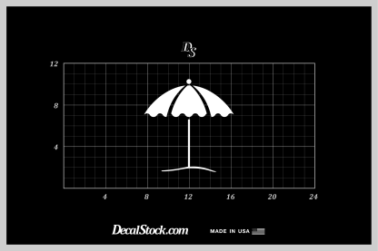 Beach Umbrella Decal - Image 5