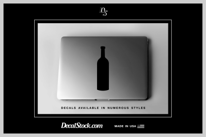 Wine Bottle Solid Decal - Image 5