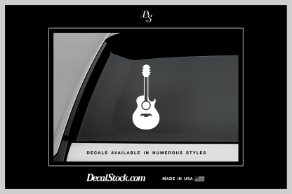 Acoustic Guitar Decal