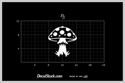 Spotted Mushroom Decal - Image 5