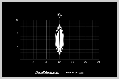 Surf Board Bottom Decal - Image 6