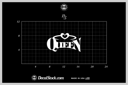 Queen Tiara Decal - Image 5