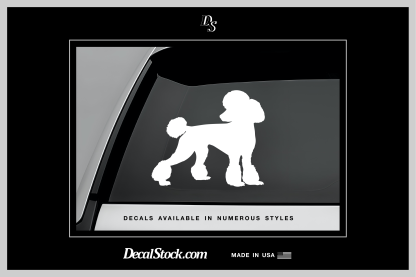 Poodle Decal