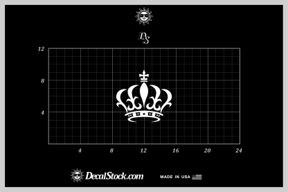 King's Crown Decal - Image 5