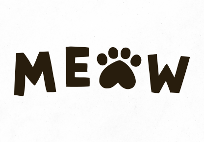 Meow Decal