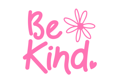 Be Kind Flower Decal