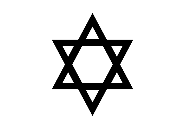 Jewish Star of David Decal