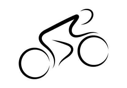 Sleek Bicycle Racer Decal