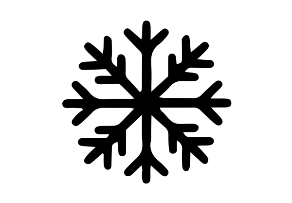 Complex Snowflake Decal