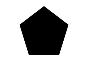 Pentagon Solid Decal