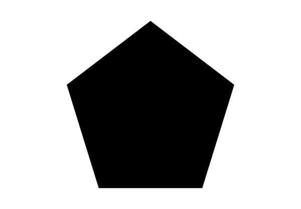 Pentagon Solid Decal