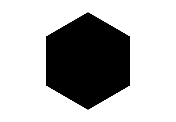 Hexagon Solid Decal