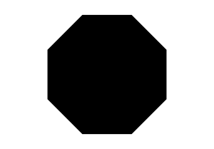Octagon Solid Decal
