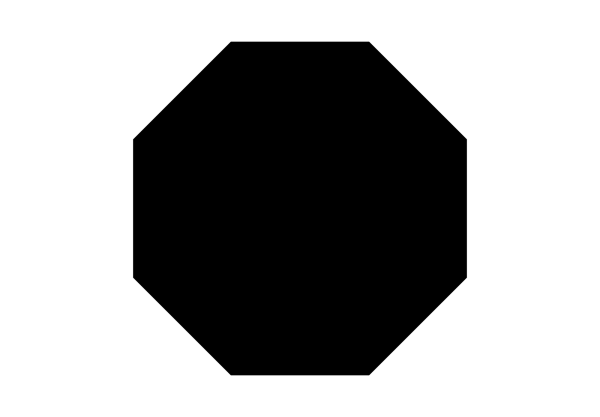 Octagon Solid Decal