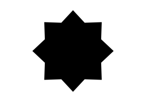 Eight-Pointed Star Decal