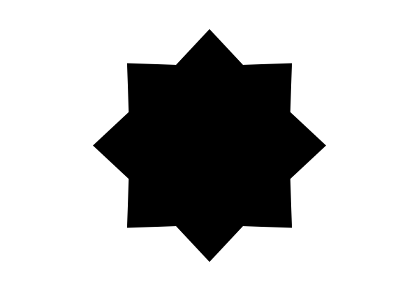 Eight-Pointed Star Decal