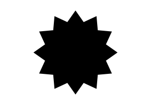 Twelve-Pointed Star Decal