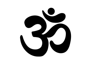 Hinduism OM Rounded Symbol Decal