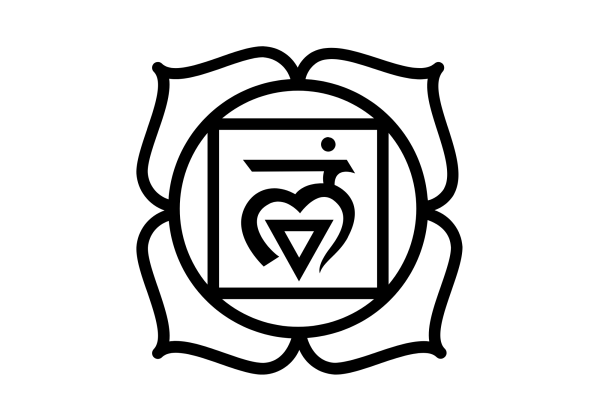 Root Chakra LAM Lotus Symbol Decal