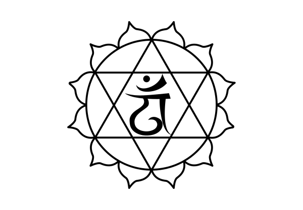 Chakra Symbol Heart Unahata Heart Decal