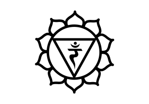 Solar Plexus Chakra RAM Symbol Decal