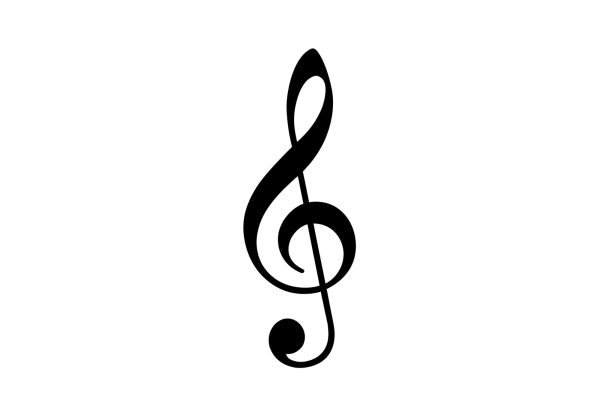 Treble Clef Decal