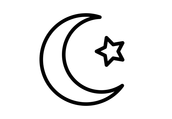 Islam Moon & Star Symbol Decal