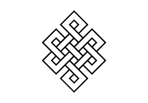 Infinite Knot Outline Decal