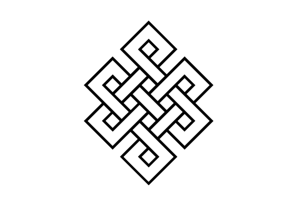 Infinite Knot Outline Decal